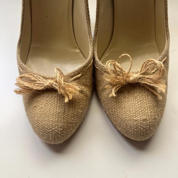 Prada tweed heels brown tweed - Picture 2 of 7